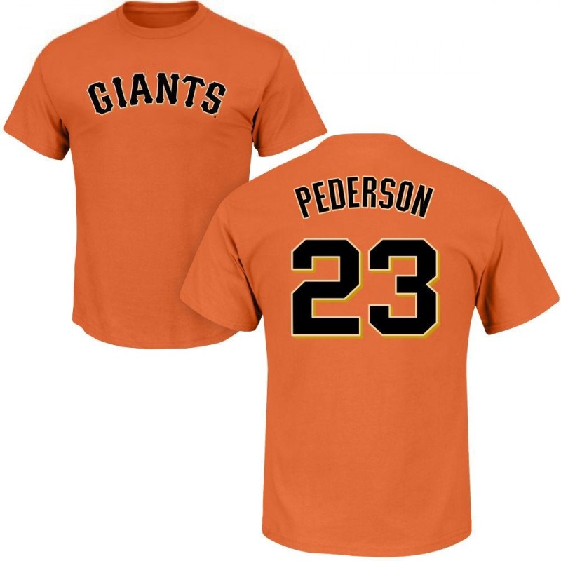 Joc Pederson Name & Number T-Shirt - Orange - Tshirtsedge