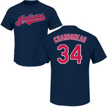 Joe Charboneau Name & Number T-Shirt - Navy