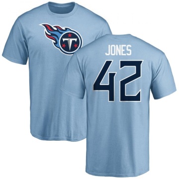 Joe Jones Name & Number T-Shirt - Light Blue
