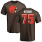 Joel Bitonio Name & Number T-Shirt - Brown