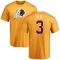 Joey Slye Name & Number T-Shirt - Gold