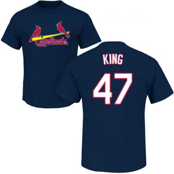 John King Name & Number T-Shirt - Navy