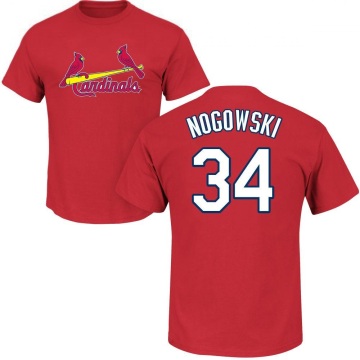 John Nogowski Name & Number T-Shirt - Red