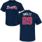 John Smoltz Name & Number T-Shirt - Navy