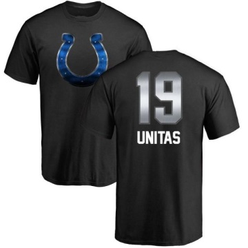 Johnny Unitas Midnight Mascot T-Shirt - Black