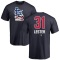 Jon Lester Name and Number Banner Wave T-Shirt - Navy