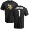 Jordan Addison Name & Number T-Shirt - Black