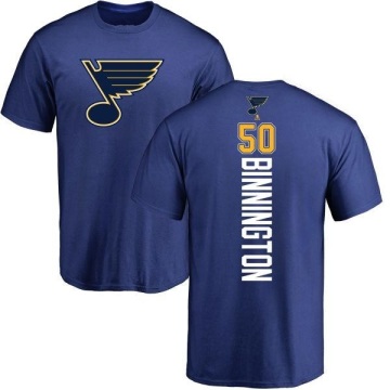 Jordan Binnington Backer T-Shirt - Royal