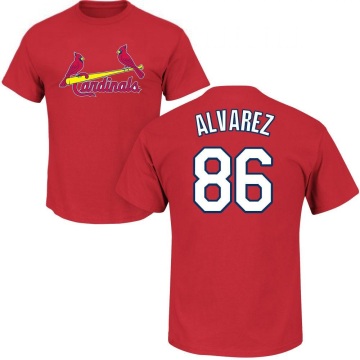 Jose Alvarez Name & Number T-Shirt - Red