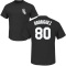 Jose Rodriguez Name & Number T-Shirt - Black