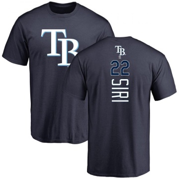 Jose Siri Backer T-Shirt - Navy