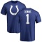 Josh Downs Name & Number T-Shirt - Royal