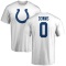 Josh Downs Name & Number T-Shirt - White