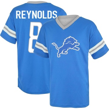 Josh Reynolds Los Name & Number Game Day V-Neck T-Shirt - Blue