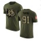 Josh Tupou Legend Salute to Service T-Shirt - Olive