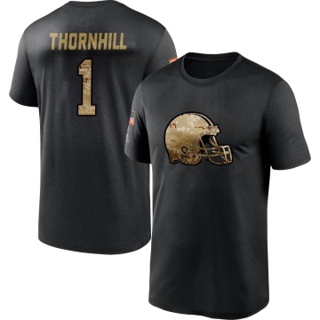 Juan Thornhill 2020 Salute To Service Performance T-Shirt - Black