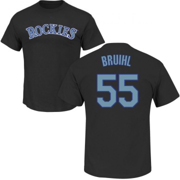 Justin Bruihl Name & Number T-Shirt - Black