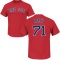 Justin Haley Name & Number T-Shirt - Scarlet