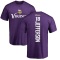Justin Jefferson Backer T-Shirt - Purple
