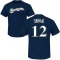 Justin Smoak Name & Number T-Shirt - Navy