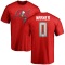 Kade Warner Name & Number T-Shirt - Red