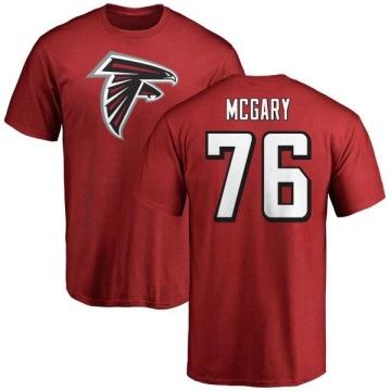 Kaleb McGary Name & Number T-Shirt - Red