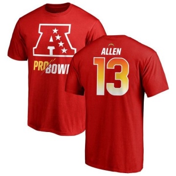 Keenan Allen AFC 2019 Pro Bowl Name & Number T-Shirt - Red
