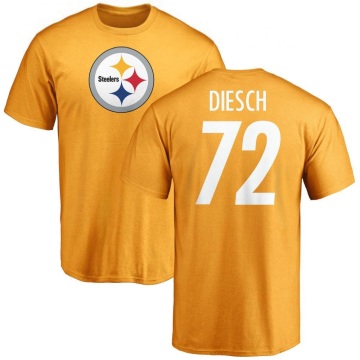 Kellen Diesch Name & Number T-Shirt - Gold