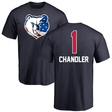 Kennedy Chandler Name and Number Banner Wave T-Shirt - Navy