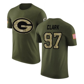 Kenny Clark Legend Salute to Service T-Shirt - Olive