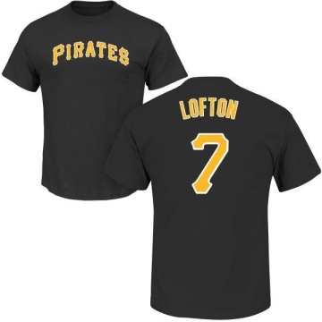 Kenny Lofton Name & Number T-Shirt - Black