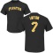 Kenny Lofton Name & Number T-Shirt - Black