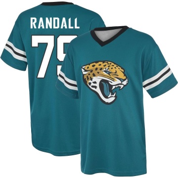 Kenny Randall Name & Number Game Day V-Neck T-Shirt - Teal