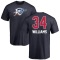 Kenrich Williams Name and Number Banner Wave T-Shirt - Navy