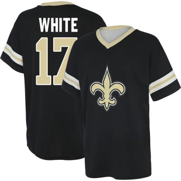 Kevin White Name & Number Game Day V-Neck T-Shirt - Black