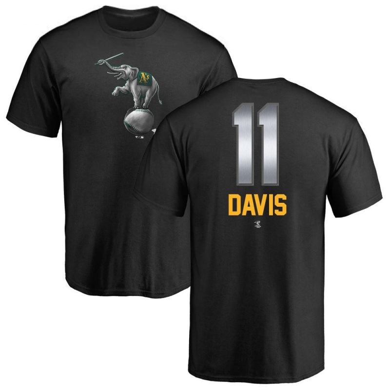 Khris Davis Midnight Mascot T-Shirt - Black - Tshirtsedge