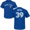 Kirby Yates Name & Number T-Shirt - Royal