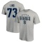 Kole Lind Name & Number Lockup T-Shirt - Gray
