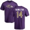 Kyle Hamilton Name & Number T-Shirt - Purple