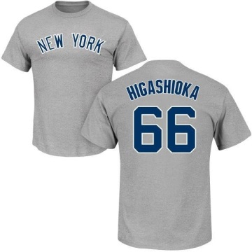 Kyle Higashioka Name & Number T-Shirt - Gray