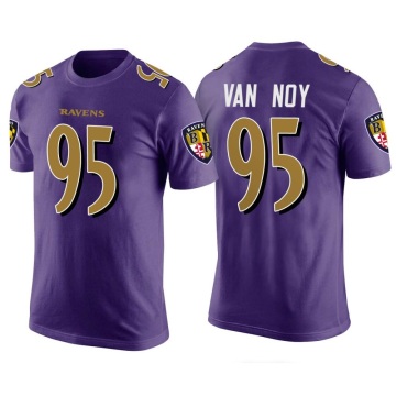Kyle Van Noy Legend Color Rush T-Shirt - Purple