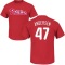 Larry Andersen Name & Number T-Shirt - Red