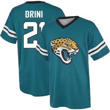 Latavious Brini Name & Number Game Day V-Neck T-Shirt - Teal