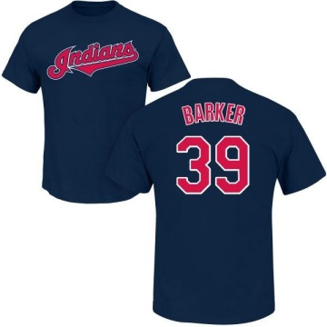 Len Barker Name & Number T-Shirt - Navy