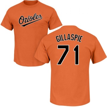 Logan Gillaspie Name & Number T-Shirt - Orange