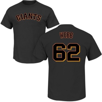 Logan Webb Name & Number T-Shirt - Black