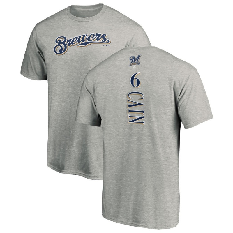 Lorenzo Cain Backer T-Shirt - Ash - Tshirtsedge