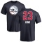 Louis King Name and Number Banner Wave T-Shirt - Navy