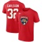 Lucas Carlsson 2023 Stanley Cup Final Name & Number T-Shirt - Red