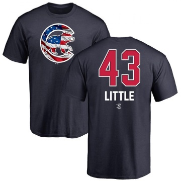 Luke Little Name and Number Banner Wave T-Shirt - Navy